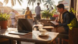 remote work travel tips